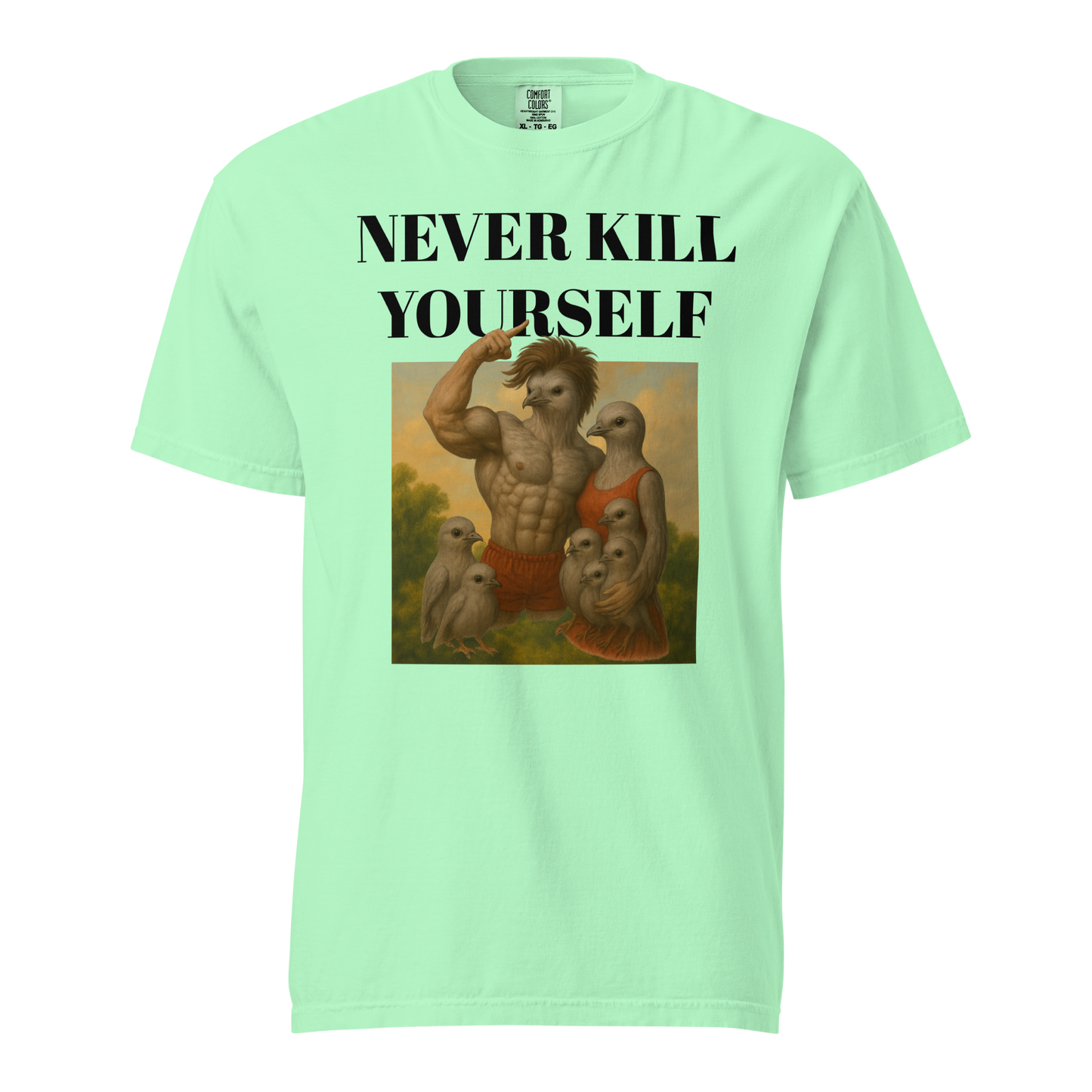 NEVER KILL YOURSELF ZYZZ PIDGEON