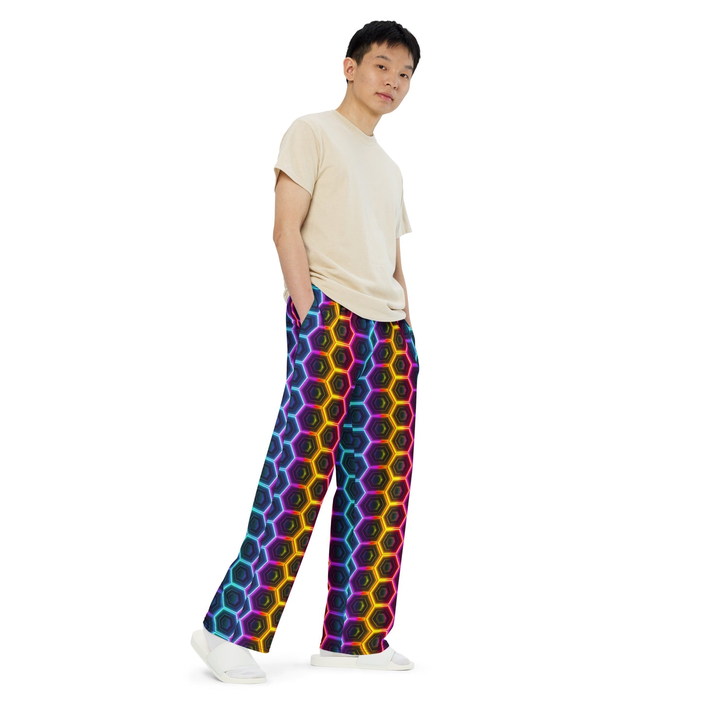 SOUNDWAVE WIDE LEG PANTS